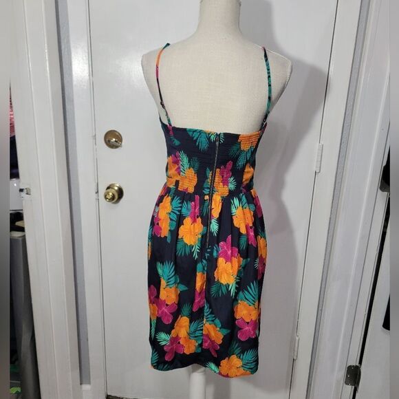 Gap hibiscus floral sleeveless dress sz 2 - Picture 9 of 9